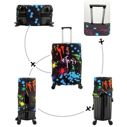 Luggage Cover Suitcase Cover Protector Suitcase For 18-32 Inch Luggage Boot Washable Prevent Scratches Travel Accessories - Smarsty