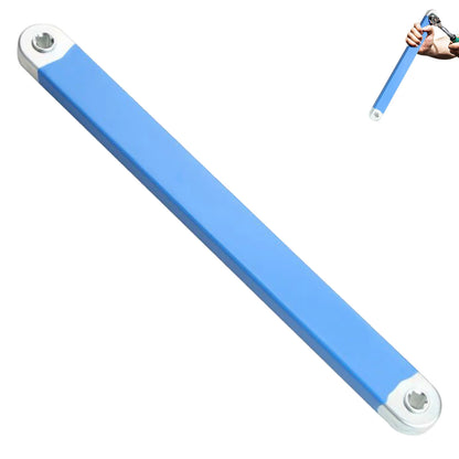 Double Head Ratchet Wrench Adjustable Extension Tool 39cm Carbon Steel Professional Quick Release for Tight Spaces Repair