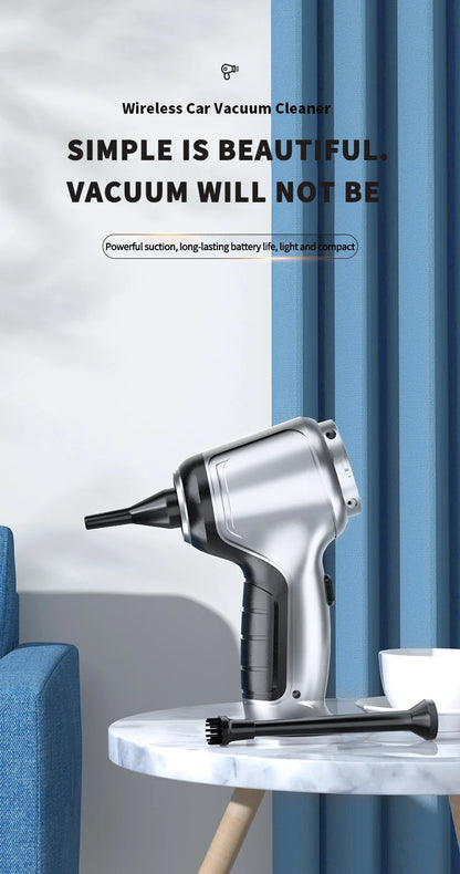 Cordless Car Vacuum Cleaner With Strong Suction Power - Smarsty