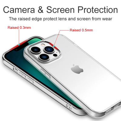 Ultra Thin Clear Silicone Case For iPhone Seamless Grip - Smarsty