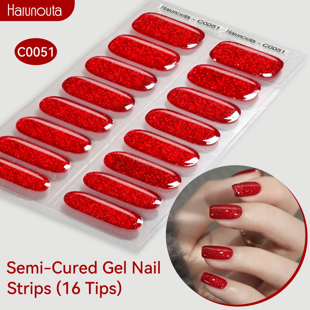 Gradient Auroras Gel Nail Strips for Easy DIY Manicure - Smarsty