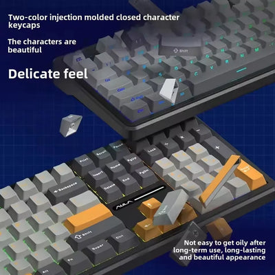 Tri Mode Gaming Mechanical Keyboard With TFT Display - Smarsty