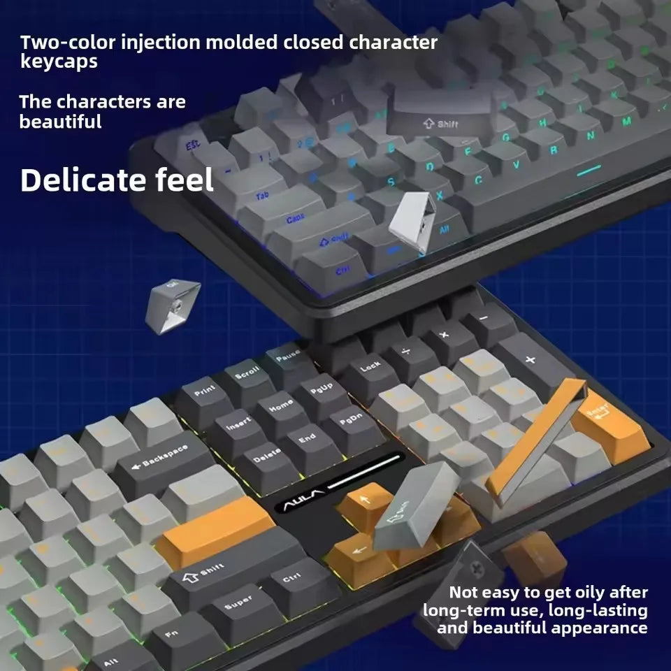 Tri Mode Gaming Mechanical Keyboard With TFT Display