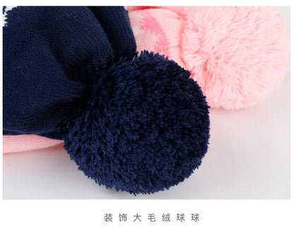 Kids Winter Hat Glove Set Scarf Cartoon Rescue Dogs - Smarsty