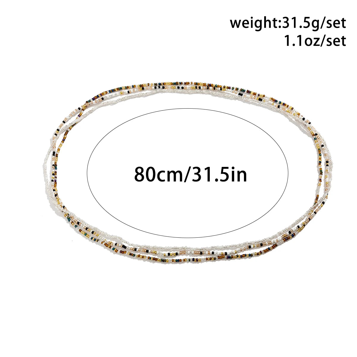 Ingemark Bohemia Waist Bead Belly Chain Set - Smarsty