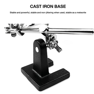 Welding Clip Magnifier with LED Light and Stainless Steel Durability - Smarsty