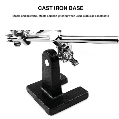 Welding Clip Magnifier with LED Light and Stainless Steel Durability - Smarsty