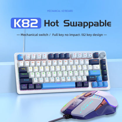 Mechanical Keyboard Hot Swap With Media Knob Backlit
