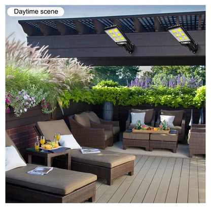 Solar LED Wall Lamp with Motion Sensor for Gardens - Smarsty