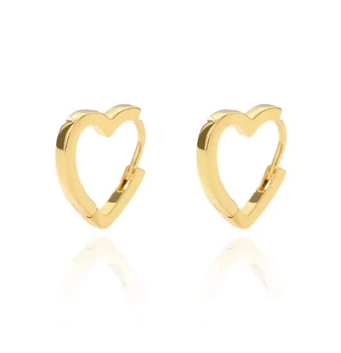 Stainless Steel Star Hoop Earrings Gold Tone Hypoallergenic - Smarsty