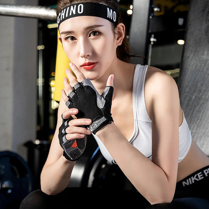 Breathable Fingerless Gym Gloves For Fitness Training - Smarsty