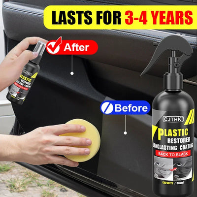 Back To Black Plastic Restorer With Longlasting Shine - Smarsty