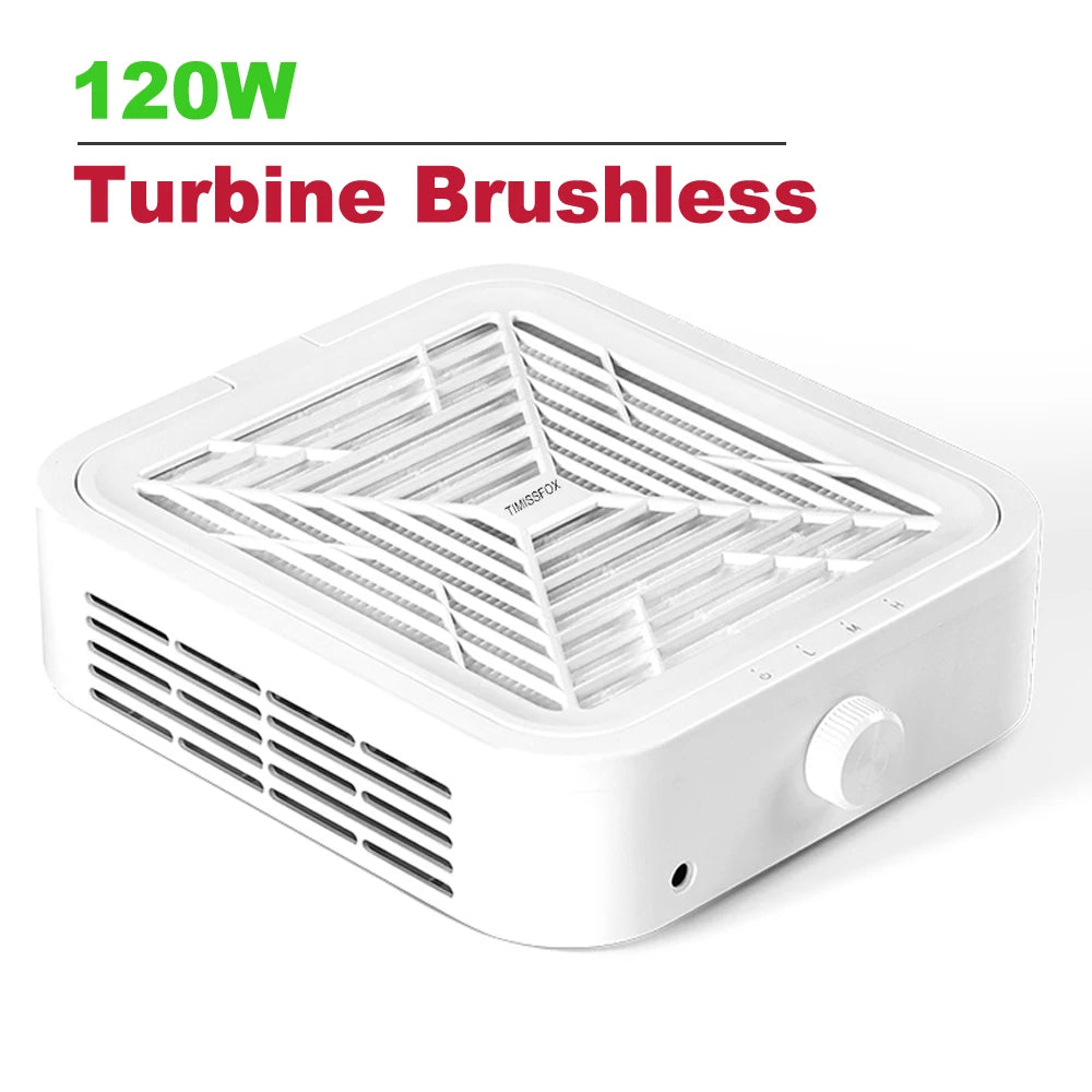 Turbine Brushless Nail Dust Remover with Strong Suction - Smarsty