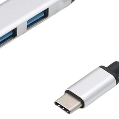 4-Port USB 3.0 Hub Adapter 5Gbps USB Data Hub USB C To USB Hub Multiple USB 3.0 Hub USB Port Expander for Laptop and PC
