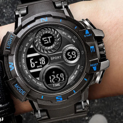YIKAZE Waterproof Digital Sports Watch for Men - Smarsty