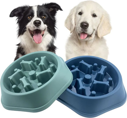Slow Feeder Dog Bowl for Healthy Eating - Smarsty