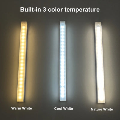 USB Rechargeable Motion Sensor LED Night Light Bar - Smarsty