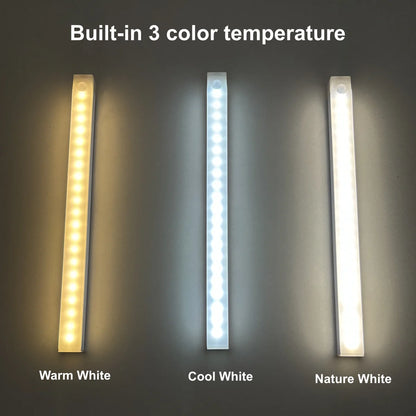 Rechargeable Motion Sensor LED Bar Light for Easy Night Access - Smarsty