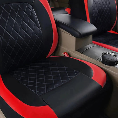 All Season Quilted PU Leather Car Seat Cover Waterproof - Smarsty
