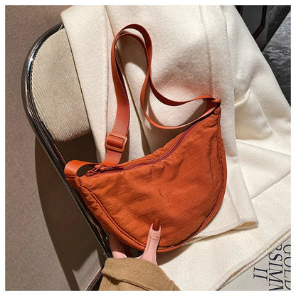 Casual Nylon Crossbody Bag for Women Large Capacity - Smarsty