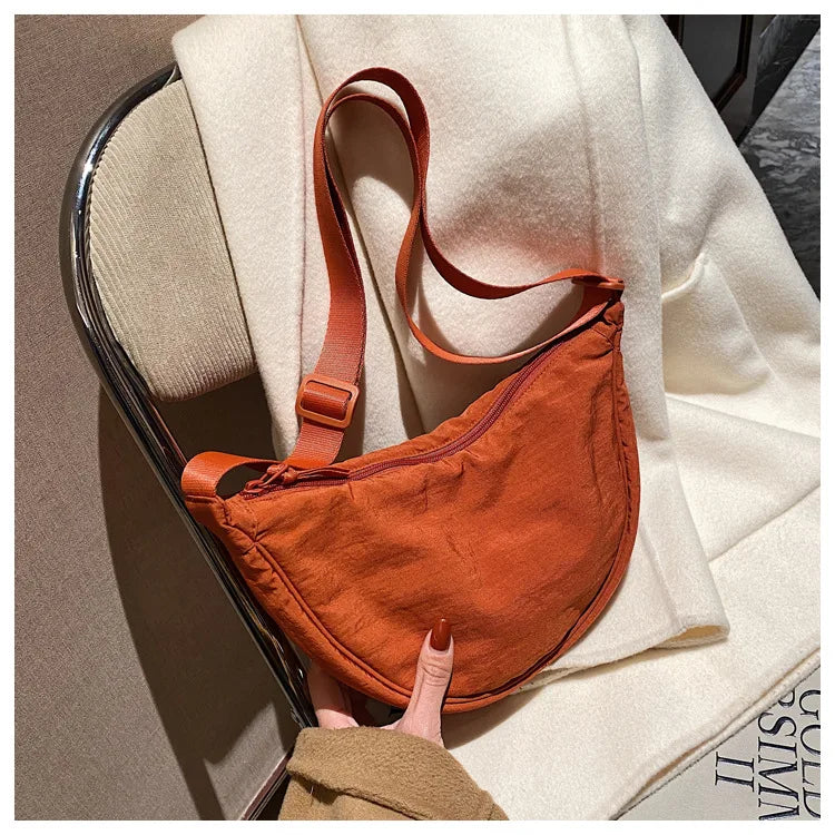 Casual Nylon Crossbody Bag for Women Large Capacity - Smarsty