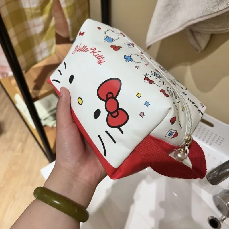 Cute Cat Oxford Makeup Bag Portable Travel Case Waterproof - Smarsty