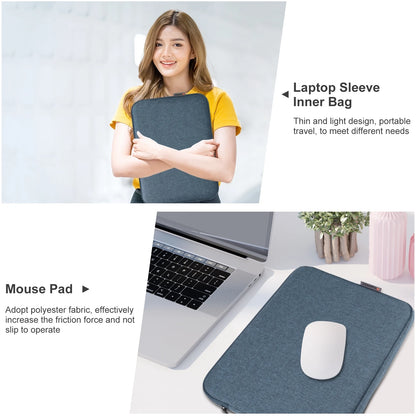 Canvas Laptop Sleeve With Zipper For 15 To 16 Inches