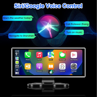 4K Dash Cam Dual Lens Car DVR With Wireless CarPlay - Smarsty