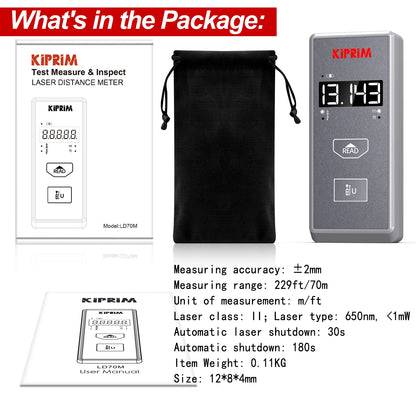 Kiprim Laser Rangefinder High Accuracy Measurement Tool - Smarsty