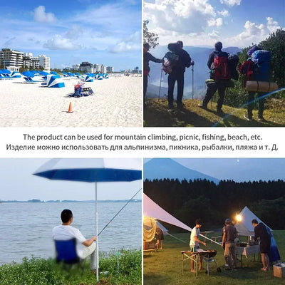 Outdoor Portable Folding Chair Beach Chairs for BBQ Travel Beach Hiking Picnic Seat Easy to Carry Convenient by Smarsty