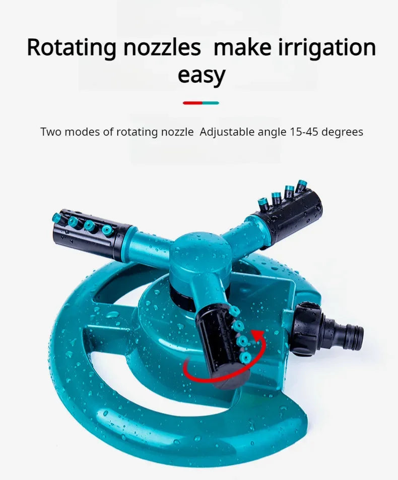 360 Degree Rotating Sprinkler Set for Efficient Garden Irrigation - Smarsty