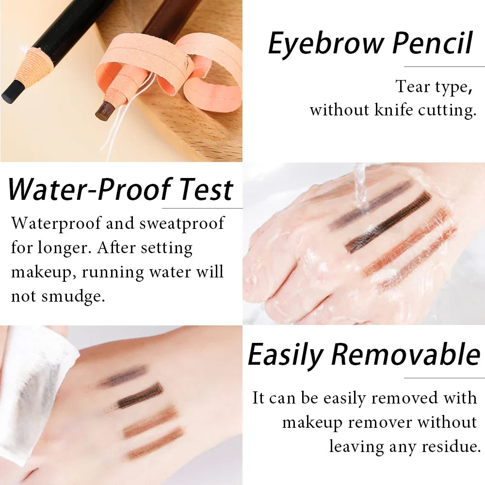 5pcs Waterproof Microblading Eyebrow Pencil Set - Smarsty