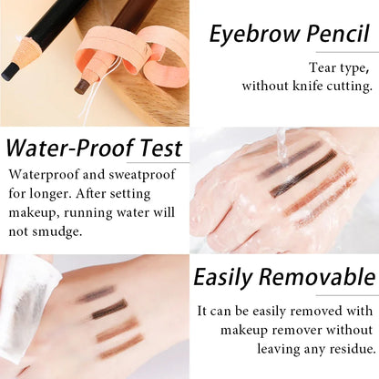 5pcs Waterproof Microblading Eyebrow Pencil Set - Smarsty