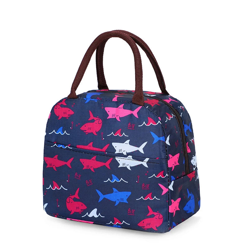 Cartoon Insulated Lunch Bag With Thermal Tote For Picnics - Smarsty