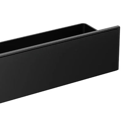 Strong Magnetic Shelves 2 Layers Black White Storage Rack Kitchen Plastic Spice Seasoning Organizer for Refrigerator Microwaves by Smarsty