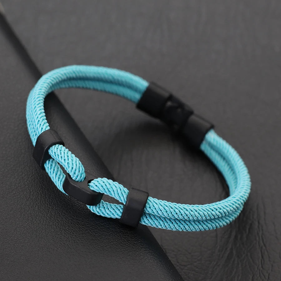 Personalized Thread Bracelet for Men with Easy Hook Closure - Smarsty