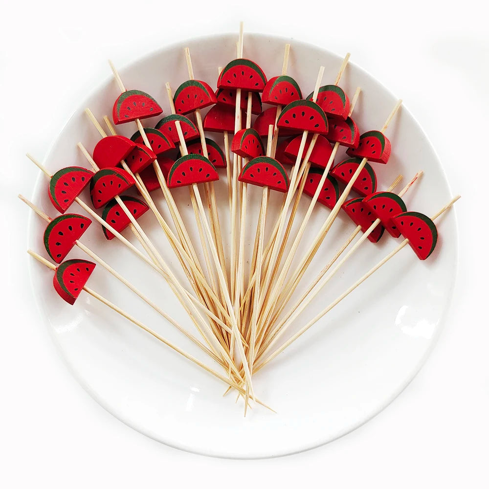Bamboo Skewers 100Pcs for Parties and Events - Smarsty
