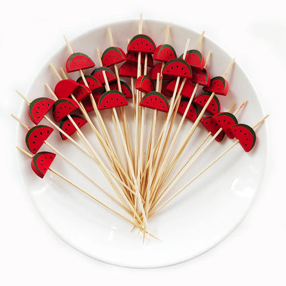 Bamboo Skewers 100Pcs for Parties and Events - Smarsty