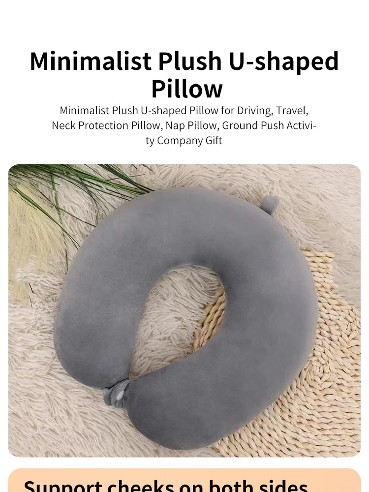 Comfortable U-Shaped Travel Neck Pillow for Fatigue Relief - Smarsty