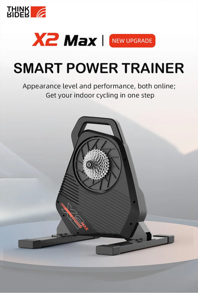 New ThinkRider X2Max Smart Bike Trainer MTB Road Bicycle home trainer Built-in Power Meter power meter Compatible - Smarsty