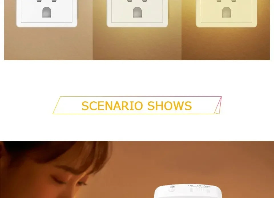 Motion Sensor LED Night Light for Bedrooms and Hallways - Smarsty