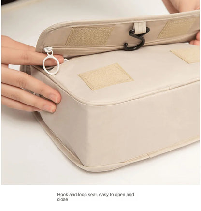 Waterproof Travel Makeup Bag With Hook For Women Toiletries - Smarsty