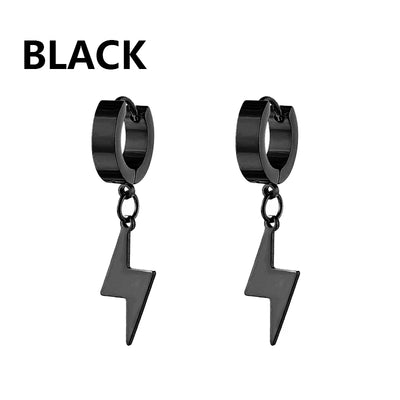 Punk Stainless Steel Stud Earrings Set for Men and Women - Smarsty