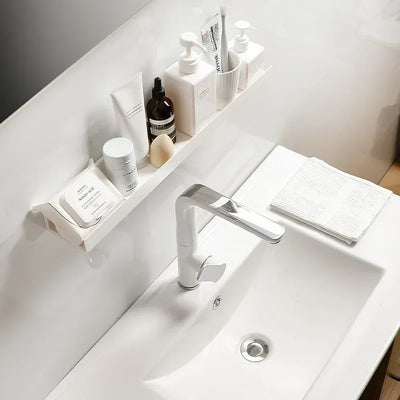 Multifunction Wall Mounted Storage Rack Self Adhesive No-drill Shelves Wall for Kitchen Bathroom C6UE by Smarsty