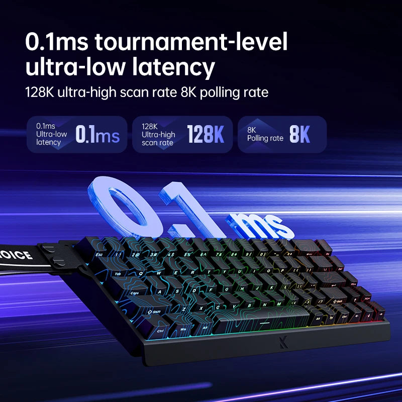 Mechanical Gaming Keyboard Rapid Trigger 8000Hz Response