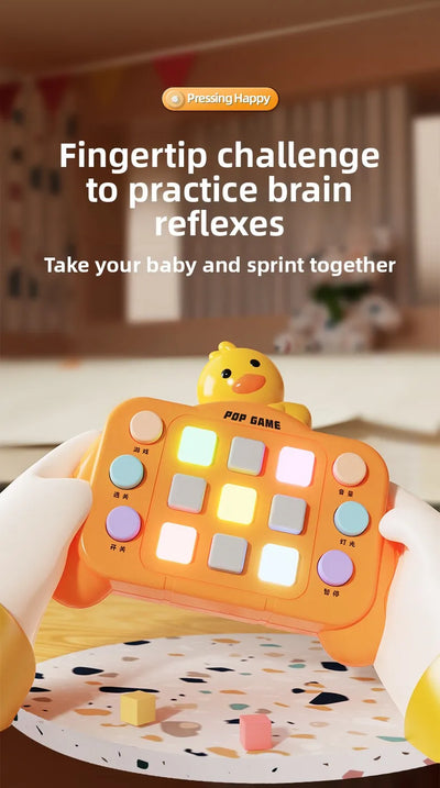 Montessori Busy Board Sensory Toys Cartoon with LED Light Switch Control Board Travel Activities Children Game for 2-4 Years Old - Smarsty