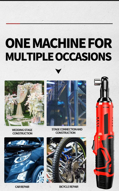 12V Cordless Right Angle Electric Wrench with 45NM Torque - Smarsty
