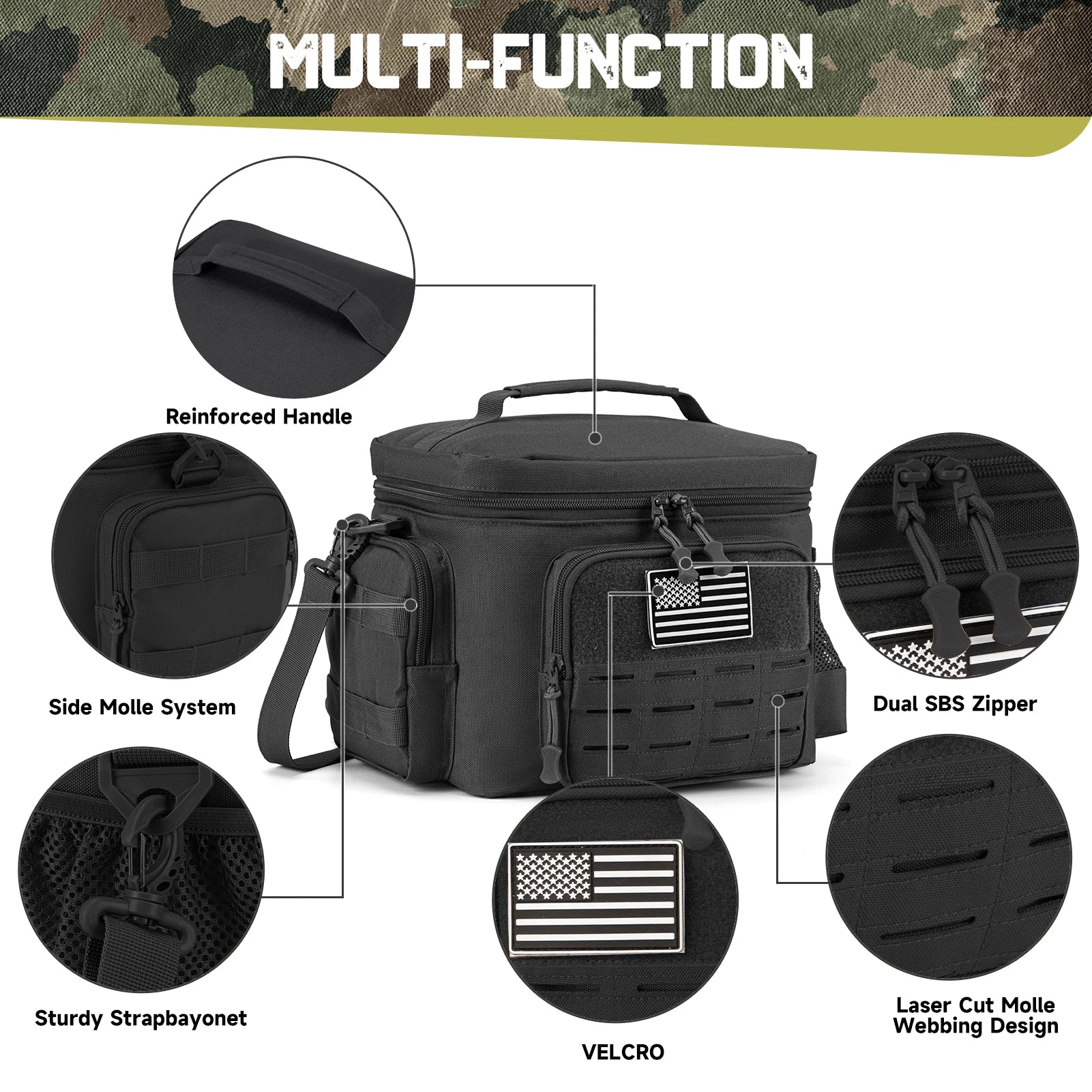 Outdoor Thermal Cooler Bag Insulated Lunch Box For Men - Smarsty