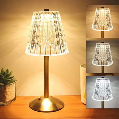 Rechargeable Wireless Table Lamp for Bedroom Decor - Smarsty