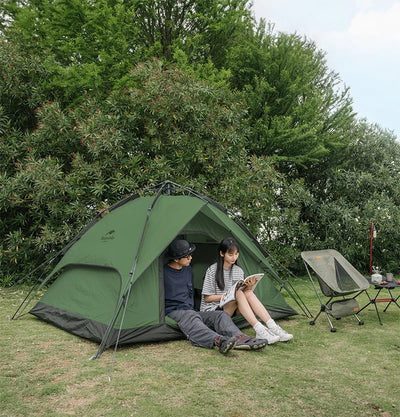 Naturehike Camping Automatic Tent One Touch Waterproof Roof Top Tents Double Door 3 Person Tent Outdoor Beach Fish Shelter Tent by Smarsty